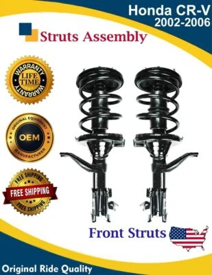 Puntales delanteros OE de calidad superior para Honda CRV 2002-2006 2,4 L garantía de por vida Foto 1 de 4