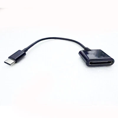 Cable adaptador de carga de datos de sincronización USB-C tipo C a USB 3.1 hembra a 30 pines para Apple Foto 1 de 4