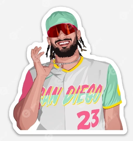 Fernando Tatis Jr. CITY MAGNET - El Nino San Diego Padres parody vector  MLB Cover