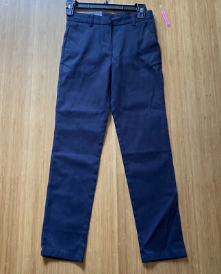 Nuevo con etiquetas Pantalones Uniforme Nautica Niñas Azul Marino Cintura Ajustable 10 Regular Elastizados Ajustados Foto 1 de 3