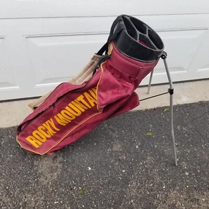 Vtg Ping Hoofer 4-Way Red Rocky Mountain Golf Stand Bag Strap - Picture 1 of 13