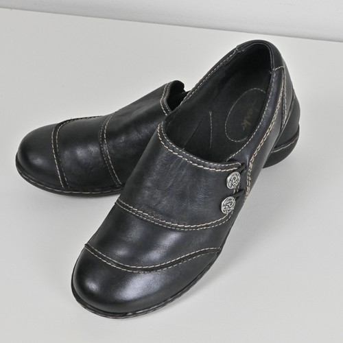 Mocassini Clarks Collection Ashland Alpine in pelle mocassini neri US8 5 UK6 5