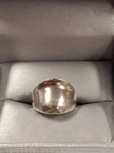 Sterling Silver Polished Wide Band Ring Size 7.5 - Picture 1 of 7