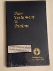 The Gideon Bible New Testament & Psalms Thinking of You Blue Softcover - Sealed