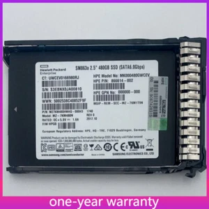 P18432-B21 NEW HPE 480GB SATA 6G 2.5" G9 Gen10 Server SSD Replace P18477-001 - Picture 1 of 5