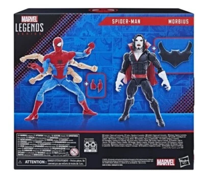 Marvel Legends Serie 6 Brazos Spider-Man vs Morbius 2pk Exclusivo Walmart Nuevo en Caja 6" Foto 1 de 4