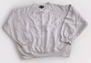 Chaps Ralph Lauren Sweatshirt White Size XL Preloved Women's Vintage - Picture 1 of 8