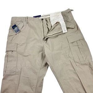 Pantalones cargo Polo Ralph Lauren utilitarios excedentes para hombre grandes y altos 46B x 34 caqui nuevos con etiquetas - Imagen 1 de 10