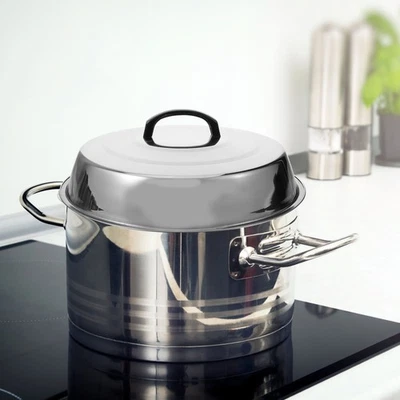  2 pezzi multiuso in acciaio inossidabile coperchio per alimenti coperchio per - Immagine 1 di 4