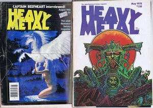 HEAVY METAL # 14 (May 1978), 77 (Aug 1983) US Comic Mags Moebius Druillet - Bild 1 von 1