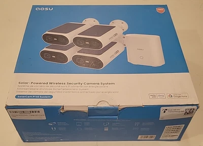 Solar Security Cameras Wireless Outdoor, 2 Mins DIY Installation No Subscript... - Image 1 of 4