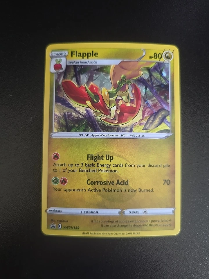 Pokemon Tcg Flapple SWSH189 SWSH: Sword & Shield Promo Cards Holo NM - Image 1 of 2