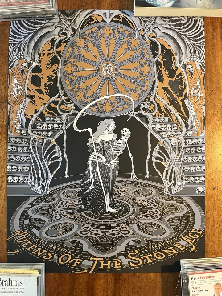 Queens of the Stone Age Le Grand Rex Paris Oct 20 2025 Original Official Poster - Image 1 of 4