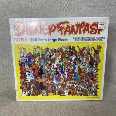 Vintage 1981 Disney Fantasy Jigsaw Puzzle 300 XL Pieces Factory Sealed Whitman - Image 1 of 4