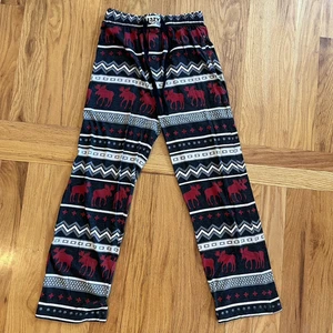 Lazy One Southwestern Moose Pajama Pants Sz S Cotton Drawstring Elastic Waist - Picture 1 of 8
