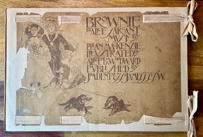 Brownie Alice Woodward Illustrated c1908 J. M. Dent Edmund Evans Color Printing - Image 1 of 4