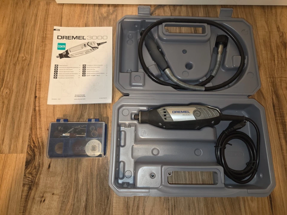 Dremel 3000 Multifunktionswerkzeug 130W, Set Mit viel Zubehör - Bild 1 von 1