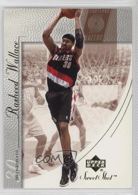2002-03 Upper Deck Sweet Shot Rasheed Wallace #67 - Image 1 of 2