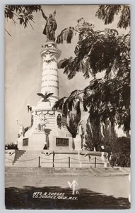 Benito Juarez Monument Juarez Chihuahua Mexico RPPC Real Photo Postcard - Picture 1 of 2