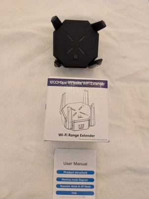 Repetidor extensor de alcance WiFi 1200 Mbps - Imagem 1 de 4