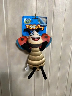 Happy Tails Doodles Ladybug 🐞 Plush Dog Toy Clinker &  Squeaker 9” - Image 1 of 4