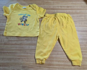 Swiggles Bebé Unisex 3-6 Meses Mezcla de Algodón Amarillo Mamá Pequeño Mono Conjunto - Imagen 1 de 3