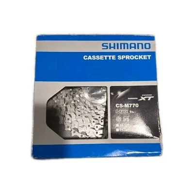 Cassette Shimano Deore XT CS-M770 9 velocidades 11-32t - aluminio ligero, Foto 1 de 4