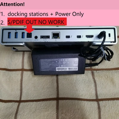 StarTech TB2DOCK4KDHC thunderbolt 2 4K Dock Station *S/PDIF OUT NO WORK* NO Cord - Image 1 of 4