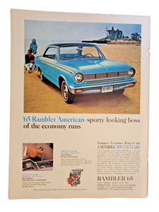 Anuncio original vintage 1965 Rambler American 8,5x11 - Imagen 1 de 1