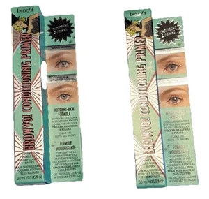 2X Benefit Cosmetics BROWVO! Conditioning Eyebrow Brow Primer 0.1oz FULL SIZE - Picture 1 of 3