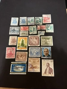 23 estampillas antiguas usadas de Colombia - Lote A-81359 - Imagen 1 de 1