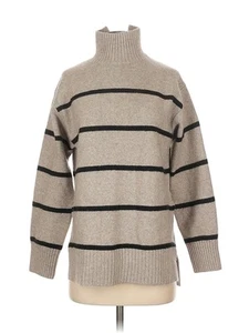 H&M Women Brown Turtleneck Sweater XS - Picture 1 of 4