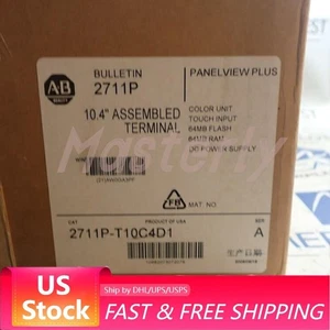 Nuovo Sigillato 2711P-T10C4D1 AB Panelview Plus 10,4" Colore Spedizione Rapida US Free Tax - Foto 1 di 7