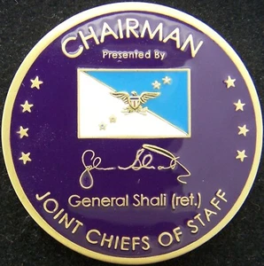 Joint Chiefs of Staff Chairman General John Shalikashvili Shali Challenge Coin - Picture 1 of 2