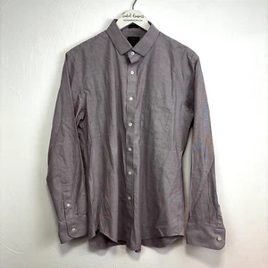 J. Camisa Crew Thompson Flex Sin Arrugas Abotonada Manga Larga Cuello Para Hombres L - Imagen 1 de 5