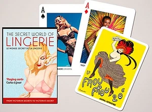 Secret World Of Lingerie set of 52 playing cards + jokers (gib) - Imagen 1 de 1