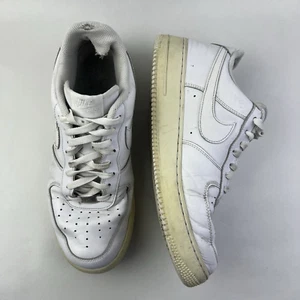 Nike Air Force Herren Weiß Schnürschuhe Sneaker Schuhe Größe 12 - Bild 1 von 10