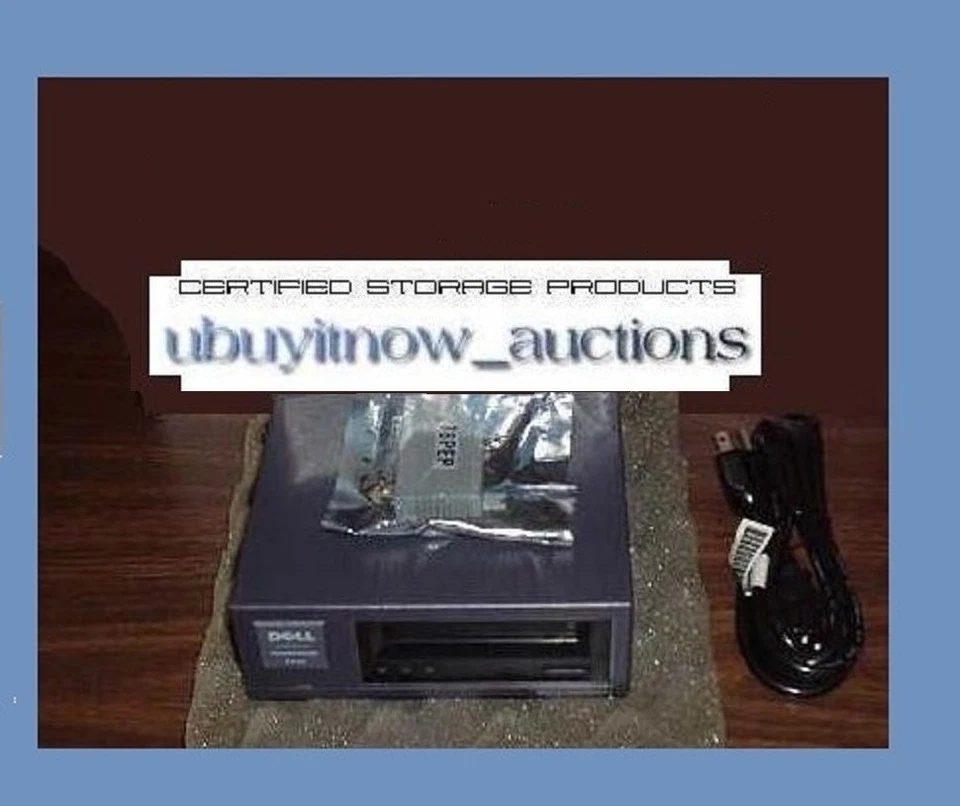 DELL PV 100T DAT72 Y3746 EXT DAT Data Tape Drive KIT 36GB/72GB CD72LWE 0Y3746 - Image 1 of 1