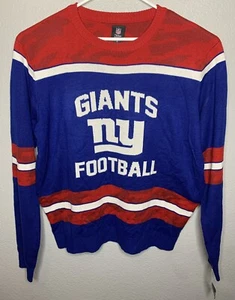 Suéter de Navidad feo con logotipo grande de la NFL de los New York Giants para hombre nuevo con etiquetas talla: XL - Imagen 1 de 11