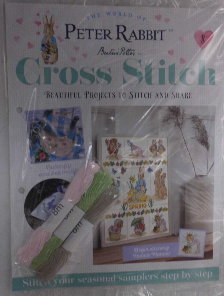 Hachette Beatrix Potter Peter Rabbit Cross Stitch Partwork Collection #8 - Image 1 of 1