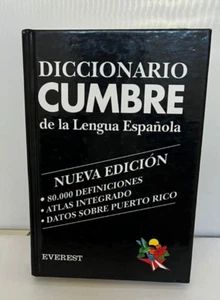 Diccionario Cumbre de la Lengua Espanola ~ All Spanish Dictionary Pocket sz Book - Picture 1 of 8