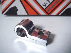 Harley Clutch Cable Mount Chrome Indian Honda Yamaha BMW Royal V-Twin 31-0945 S4 - Picture 1 of 4