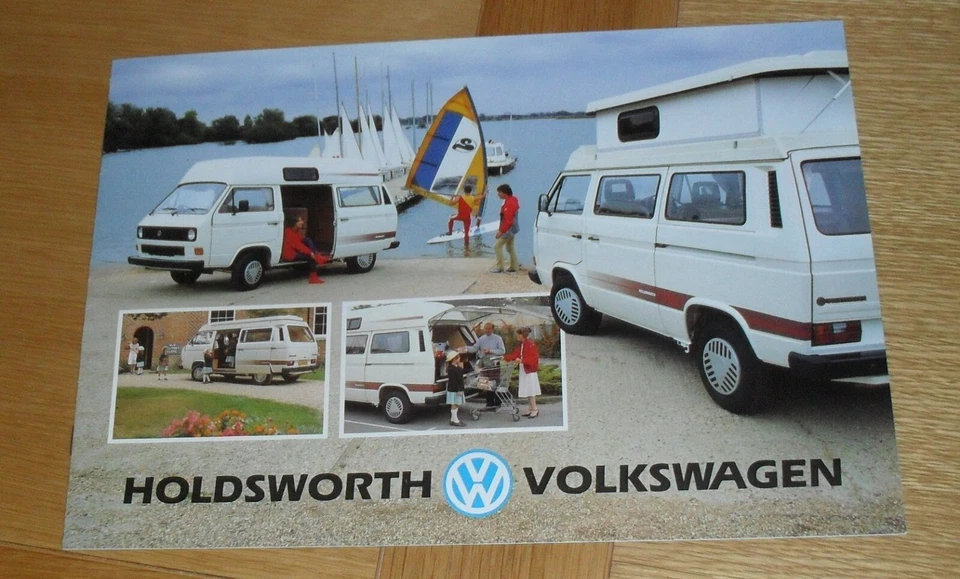 Volkswagen Transporter T3 Holdsworth Motorhome Brochure 1987-1988 Villa Vision - Image 1 of 1