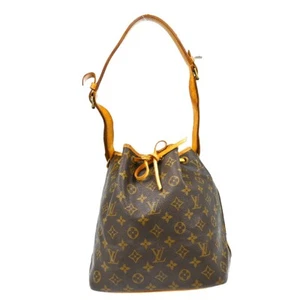 LOUIS VUITTON PETITE NOE DRAWSTRING SHOULDER BAG MONOGRAM M42226 862MI XX26958 - Picture 1 of 10