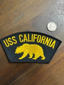 Parche sombrero o chaqueta USS CALIFORNIA NAVY, insignia militar - Imagen 1 de 2