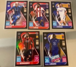TOPPS Match Attax Chrome Champions League / Europa League Parallels No. Wahl /15
