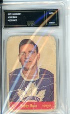 1957 Bobby Baun #20 Rookie Card GMA Authenticated