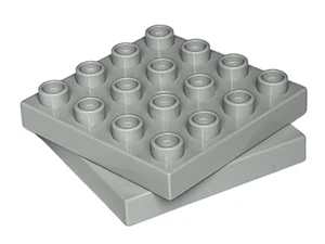 (739) Lego Duplo® Drehscheibe Drehstein Drehteller Hellgrau Bausteine Zubehör - Bild 1 von 1
