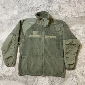 BESCHÄDIGT - US Militär Armee Gen 3 grüne Polartec Fleecejacke Größe Medium Reg - Bild 1 von 9
