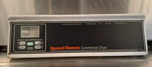 Washer  WHITE Faceplate /Control Panel, Speed Queen P/N:  504113 , 501406 [USED] - Picture 1 of 4